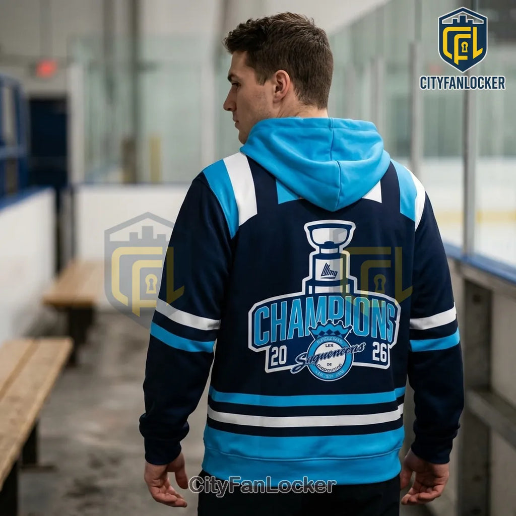 QMJHL Chicoutimi Saguenéens 2026 Champions Limited Edition Pullover Hoodie