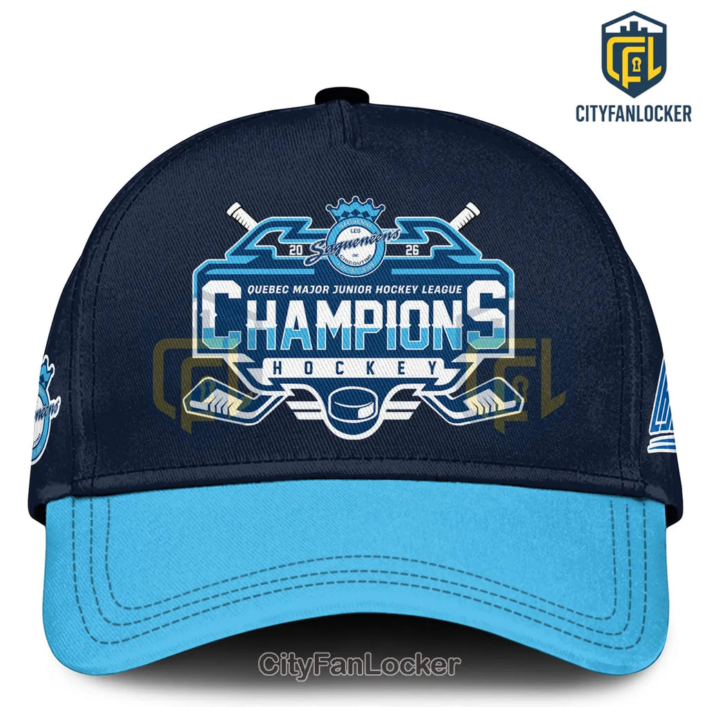 QMJHL Chicoutimi Saguenéens 2026 Champions Limited Edition Pullover Hoodie