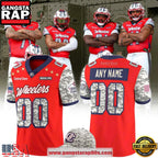 Quad City Steamwheelers 2025 Military Appreciation Night Custom Football Jersey