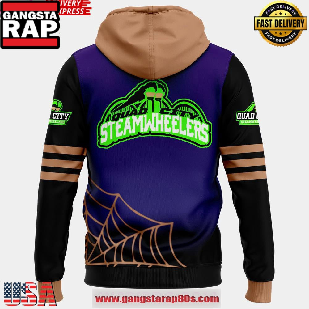 Quad City Steamwheelers Halfway to Halloween Night 2025 Unisex Hoodie