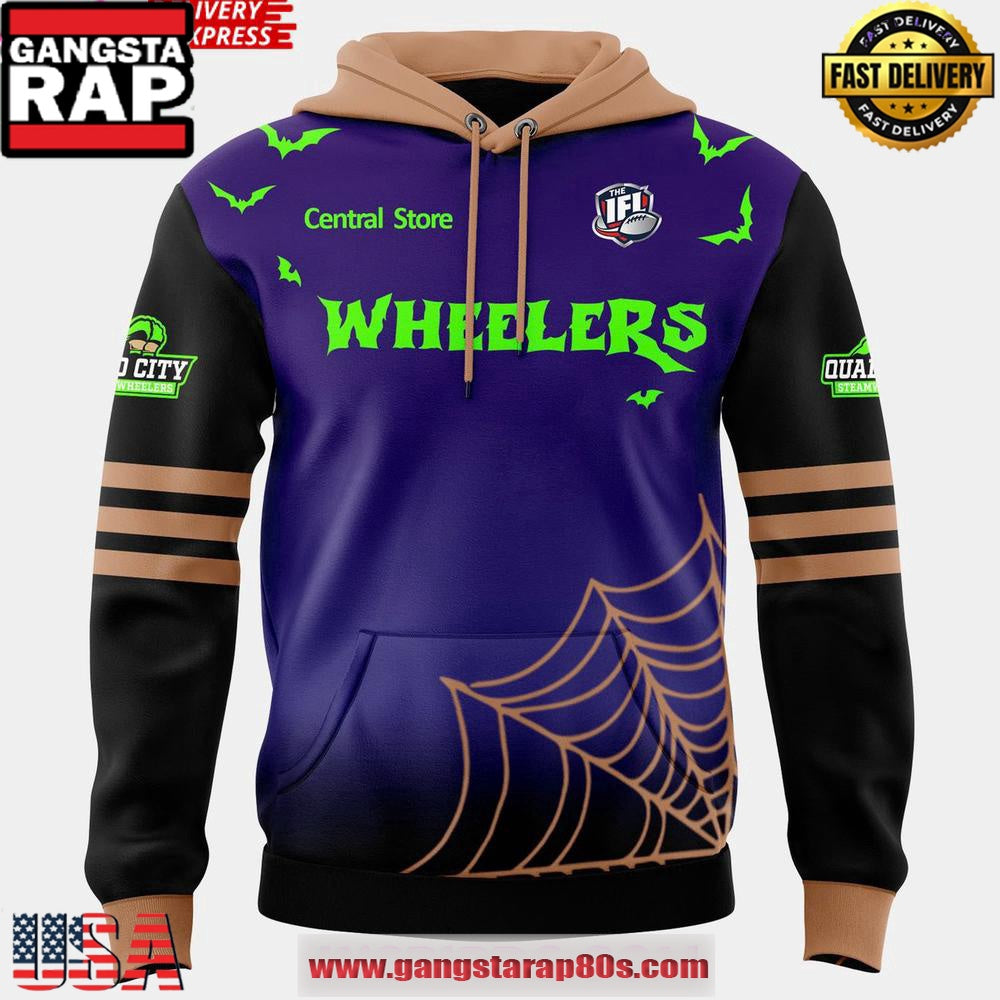 Quad City Steamwheelers Halfway to Halloween Night 2025 Unisex Hoodie