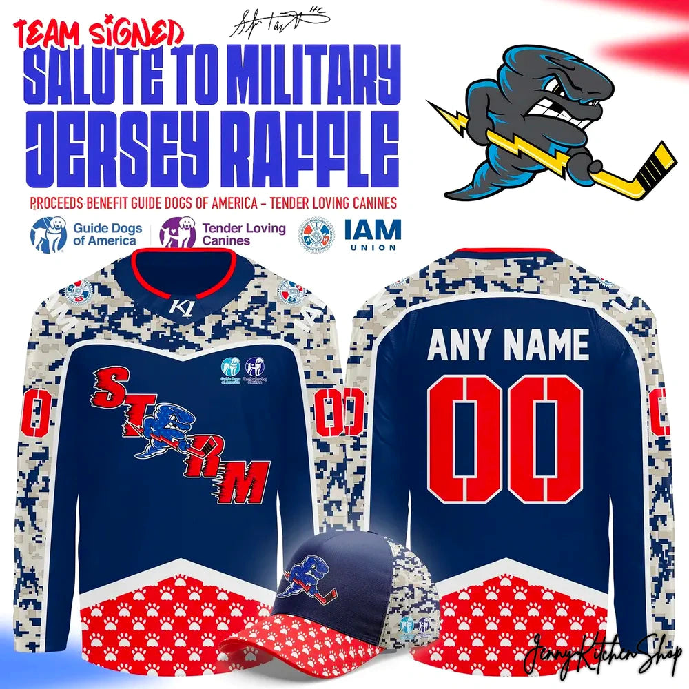 Quad City Storm Military Night Hockey Jersey