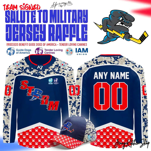 Quad City Storm Military Night Hockey Jersey