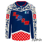 Quad City Storm Military Night Hockey Jersey