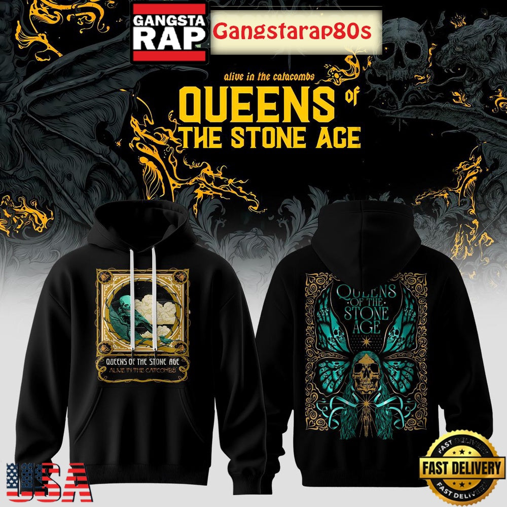 Queens of the Stone Age 2026 Tour Unisex Hoodie