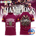 Queensland Maroons State Of Origin 2025 Champions Team Player 3D Shirt