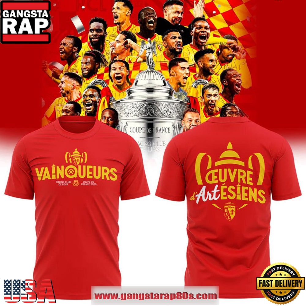 Racing Club de Lens Coupe de France Champions 2025-26 Limited Edition 3D Shirt