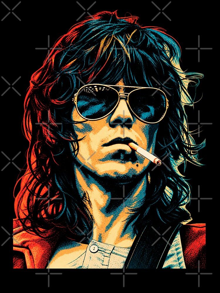 Keith Richards Rock Portrait Shirt