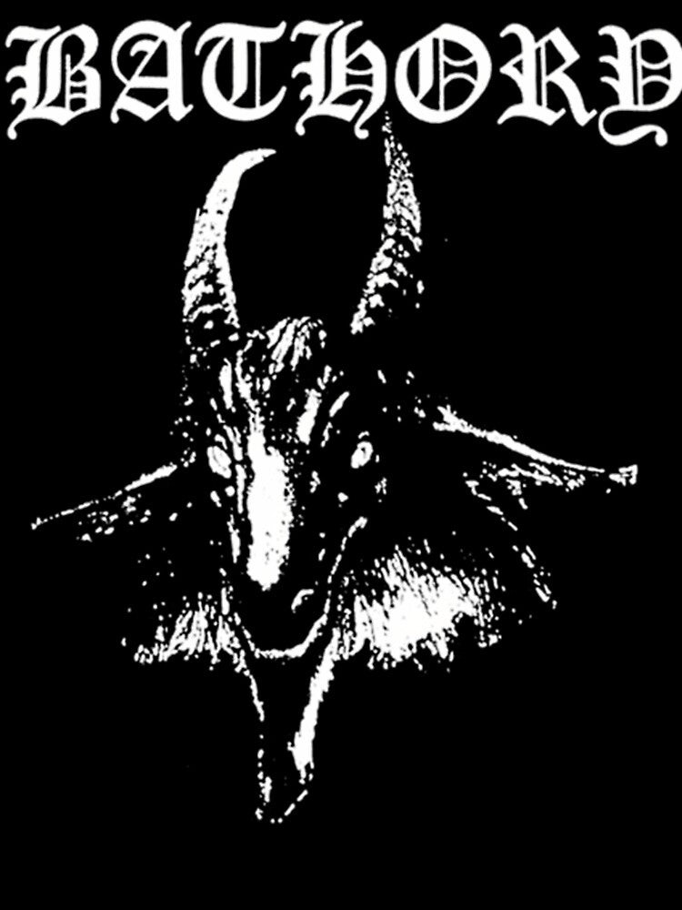 Bathory Band Goat Black Metal Shirt