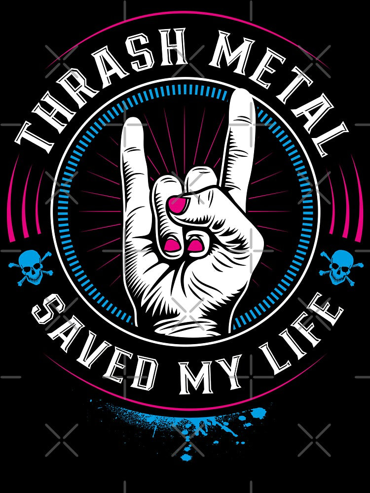 Thrash Metal - Headbanger Devil Horns Metalheads Shirt