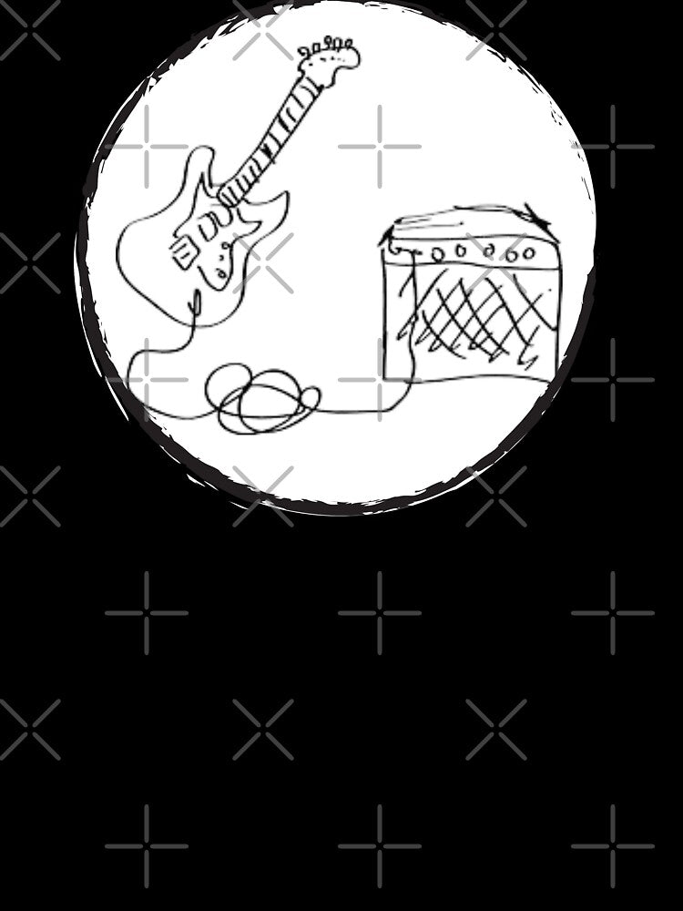 Guitar In A Circle Shirt