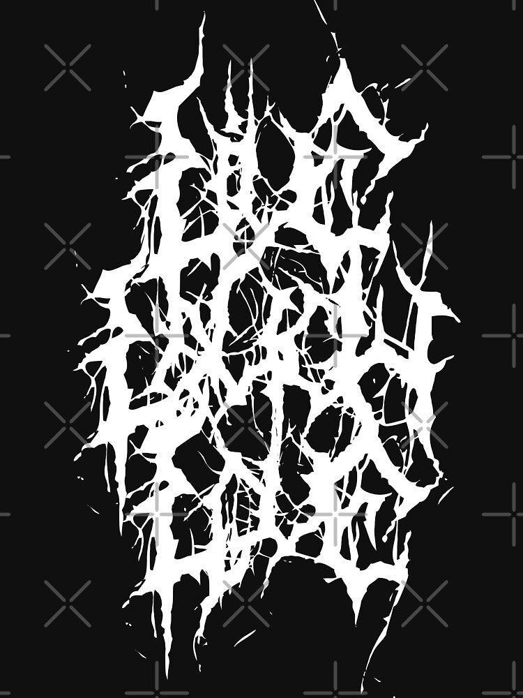 Live Laugh Love Black Metal Shirt