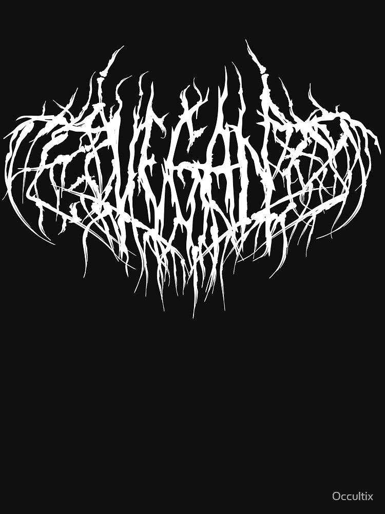 Vegan Black Metal Logo! Shirt