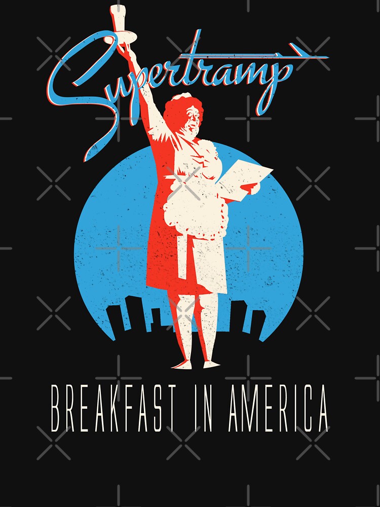 Supertramp Breakfast In America Dark Shirt