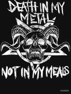 Vegan Metalhead - Death In My Metal Not In My Meals Shirt