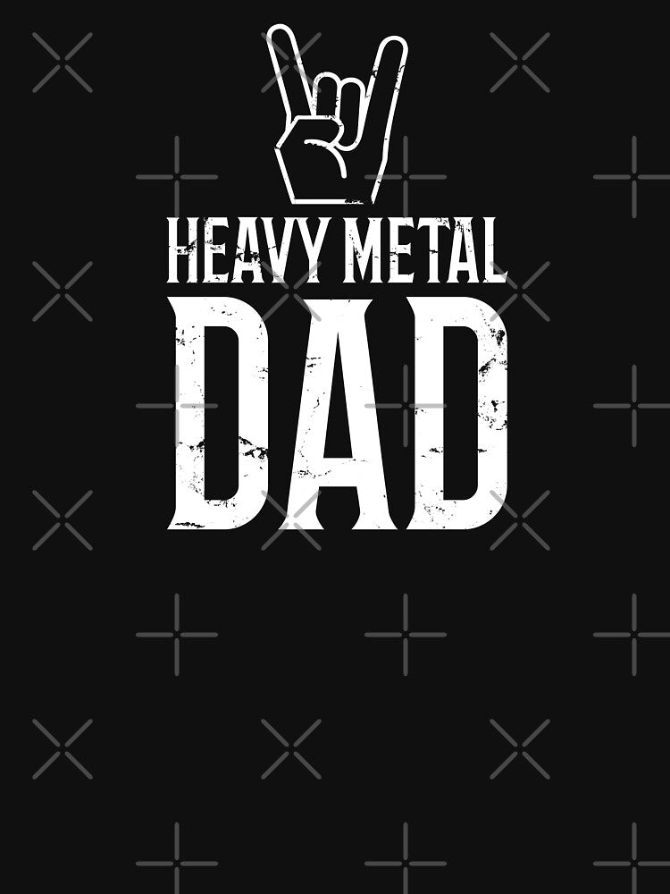 Heavy Metal Dad Distressed Shirt