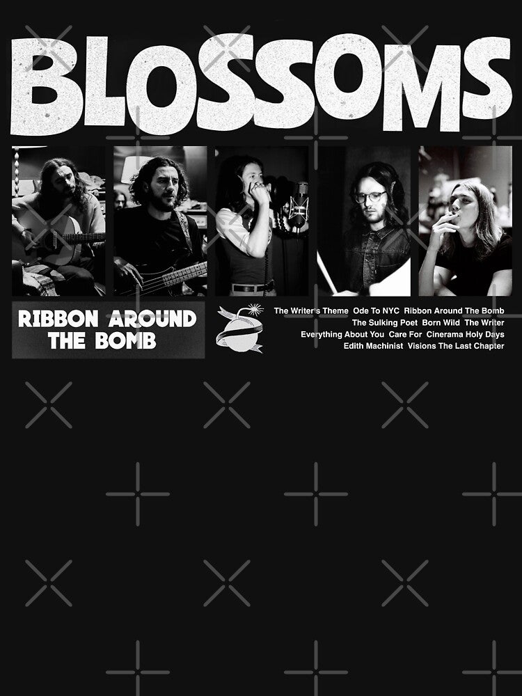 Blossoms - Black Photo Shirt