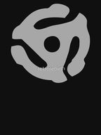 Gray 45 Vinyl Record Symbol Shirt