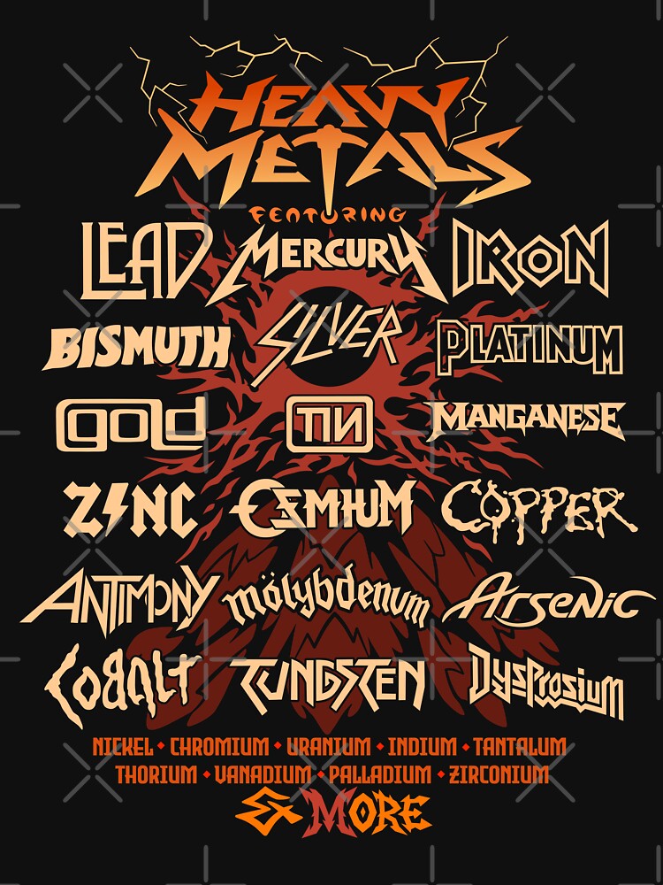 Heavy Metals Parody Shirt