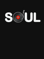 SOUL MUSIC Vinyl Turntable Design Shirt