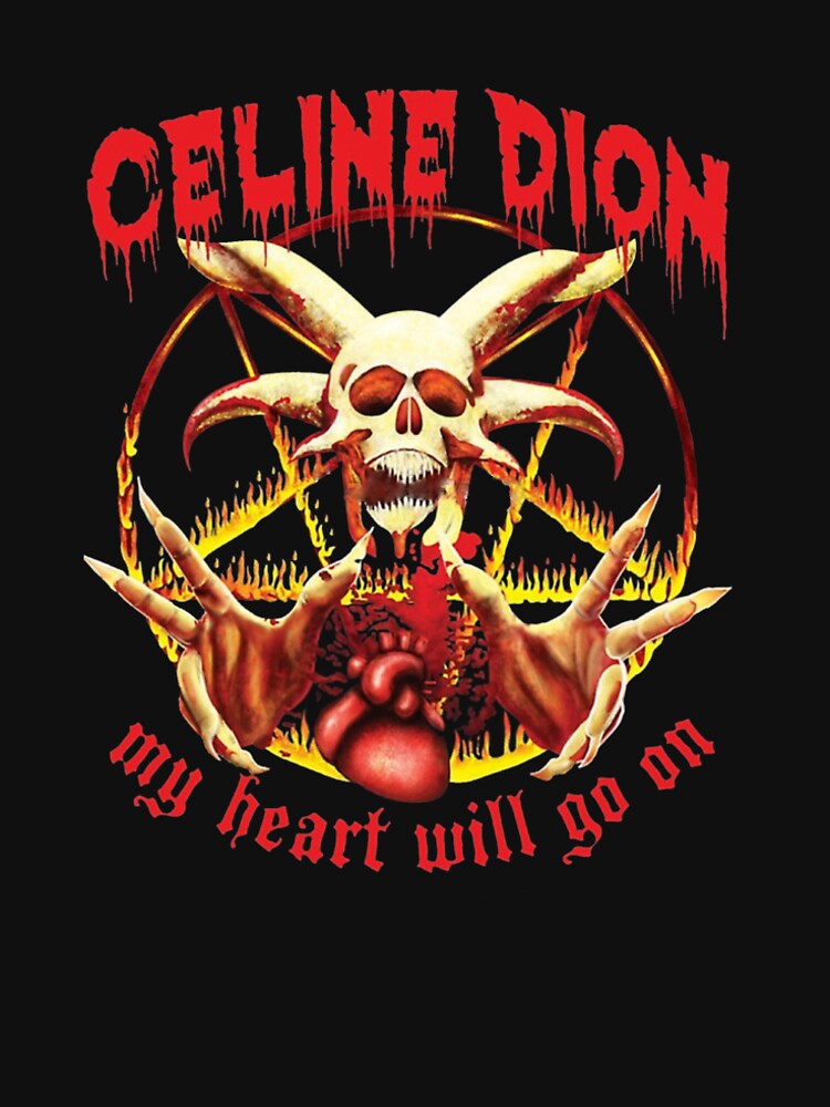 Celine Dion - My Heart Will Go On Metal Restyle Shirt