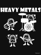 Heavy Metals Rock Chemistry Physics - Periodic Table Of Elements Shirt