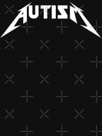Autism Metal Font Shirt