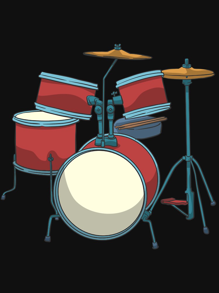 Drum Basedrum Snare Tomtom Crash Hi-hat Shirt