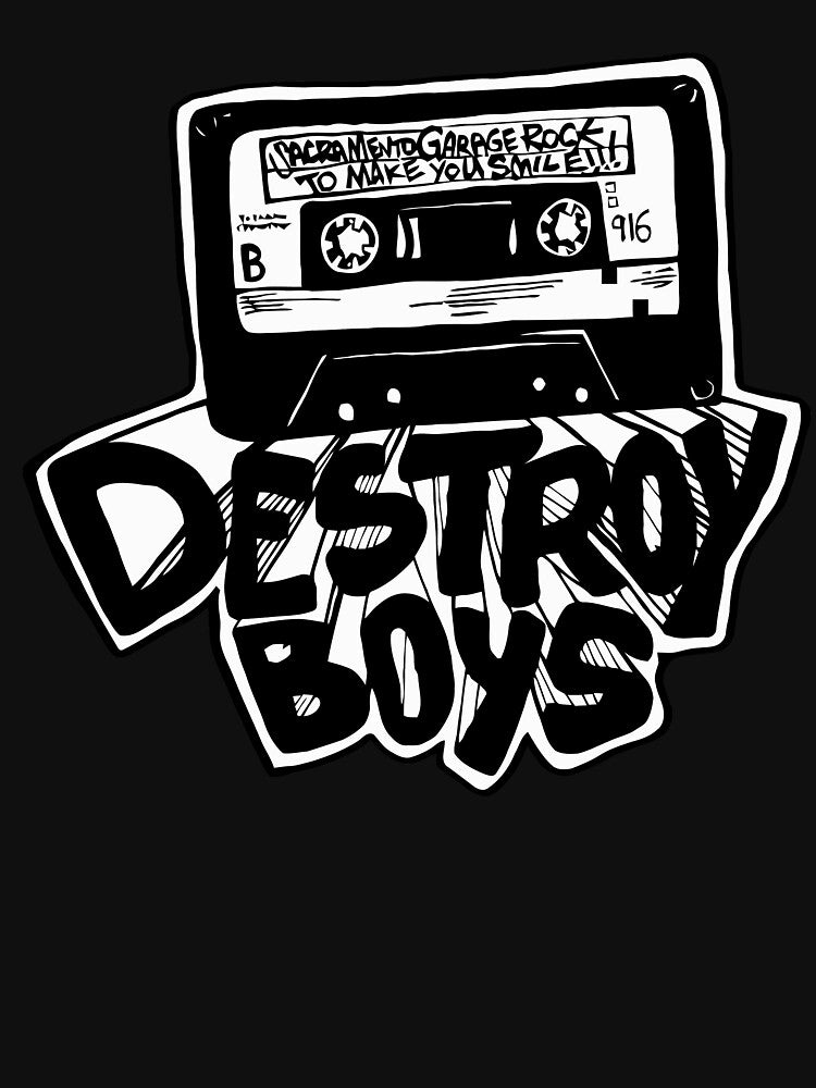 Destroy Boys Cassette Punk Garage Rock Destroy Boys Shirt