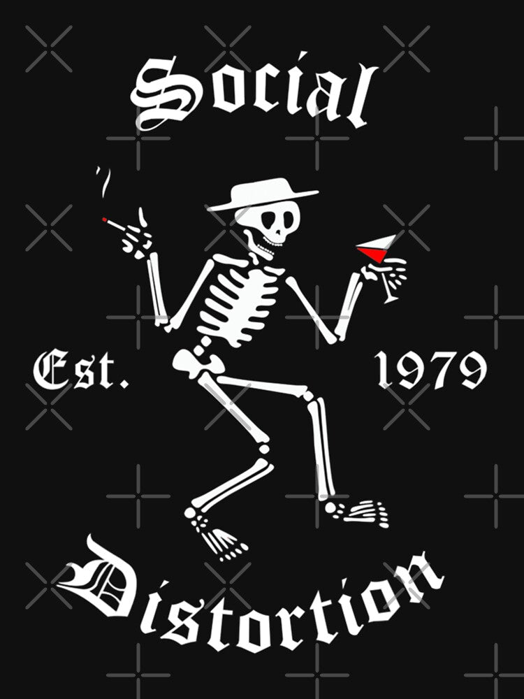 Vintage Social Arts Distortion Band Music 1979 Legends Shirt