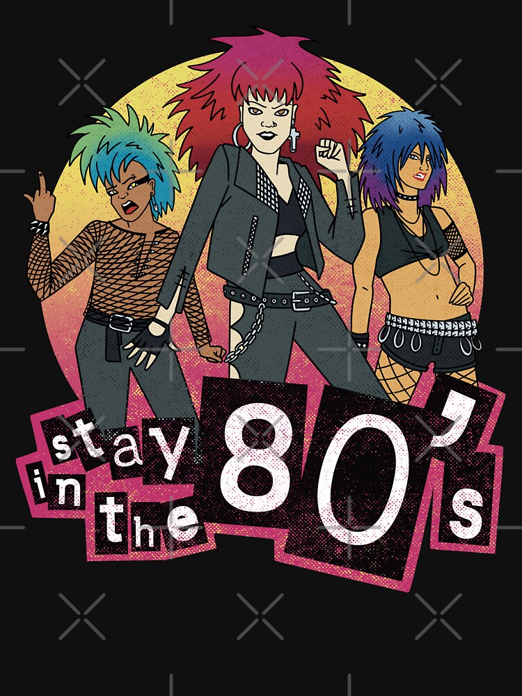 80s Rockstar Women Band Stay In The 80s Shirt