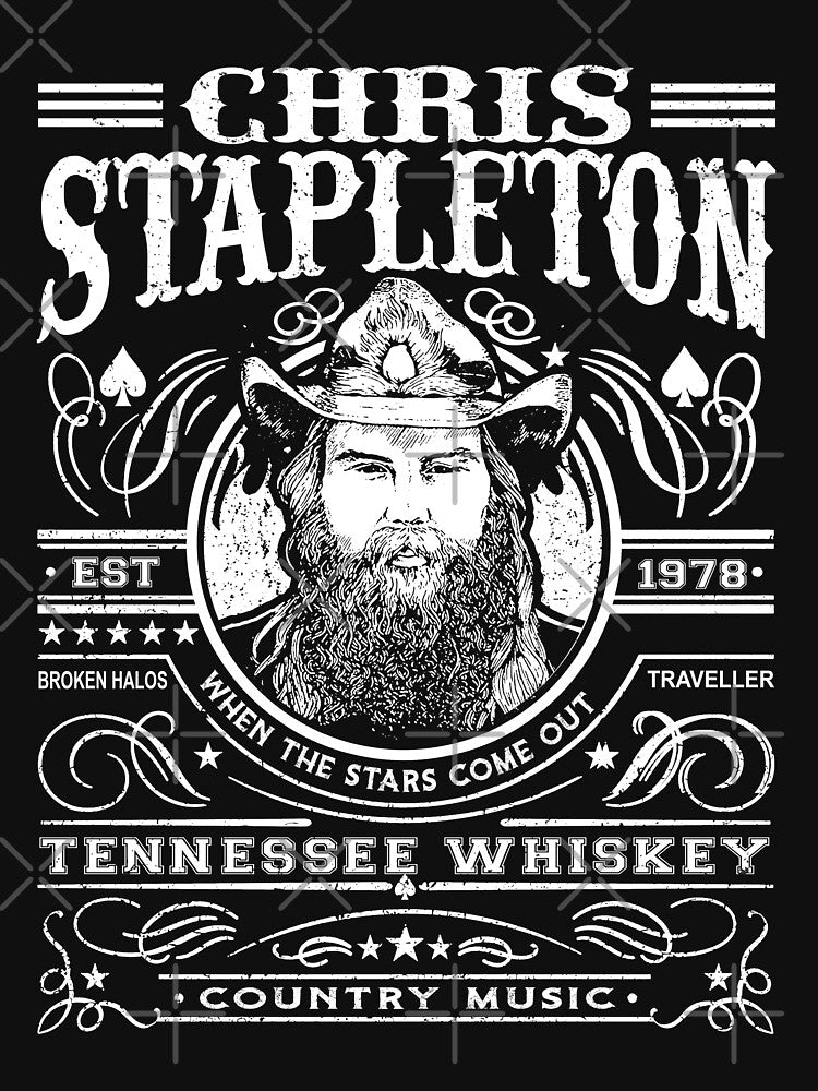 Chris Arts Stapleton Singer Outfits Music Outlaws Shirt