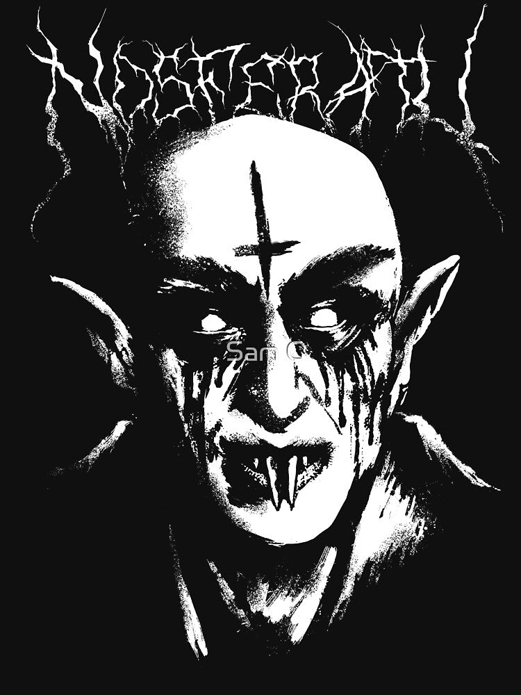 Black Metal Nosferatu Shirt