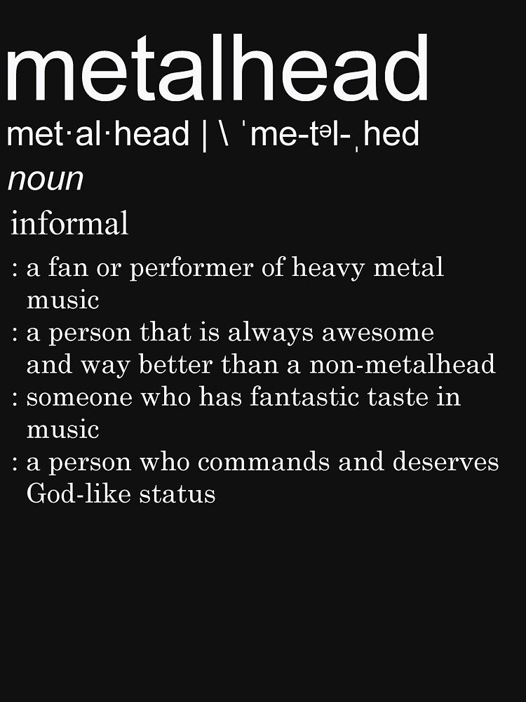 Metalhead Meaning Shirt