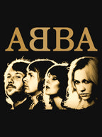 ABBA Golden Sepia Profile Portrait Design Shirt