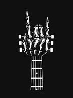 Guitar & Sign Of Horns Rock Hardrock & Heavy Metal Shirt
