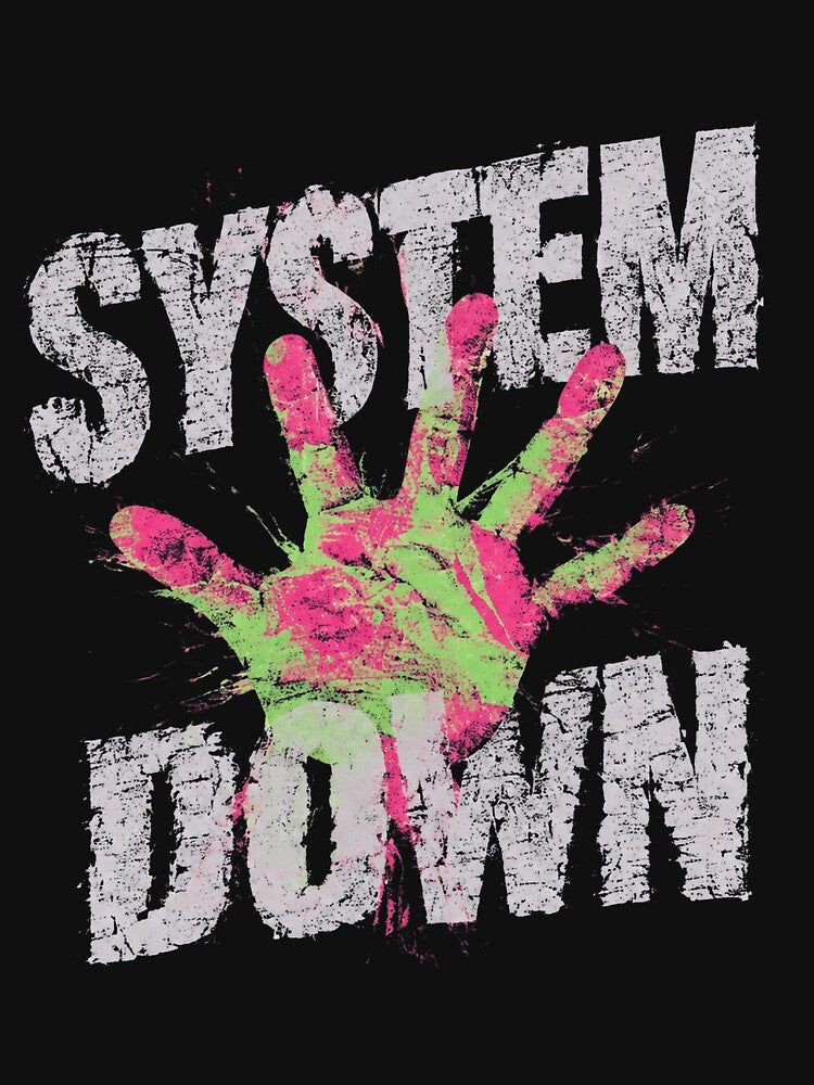 System Down Handprint Shirt