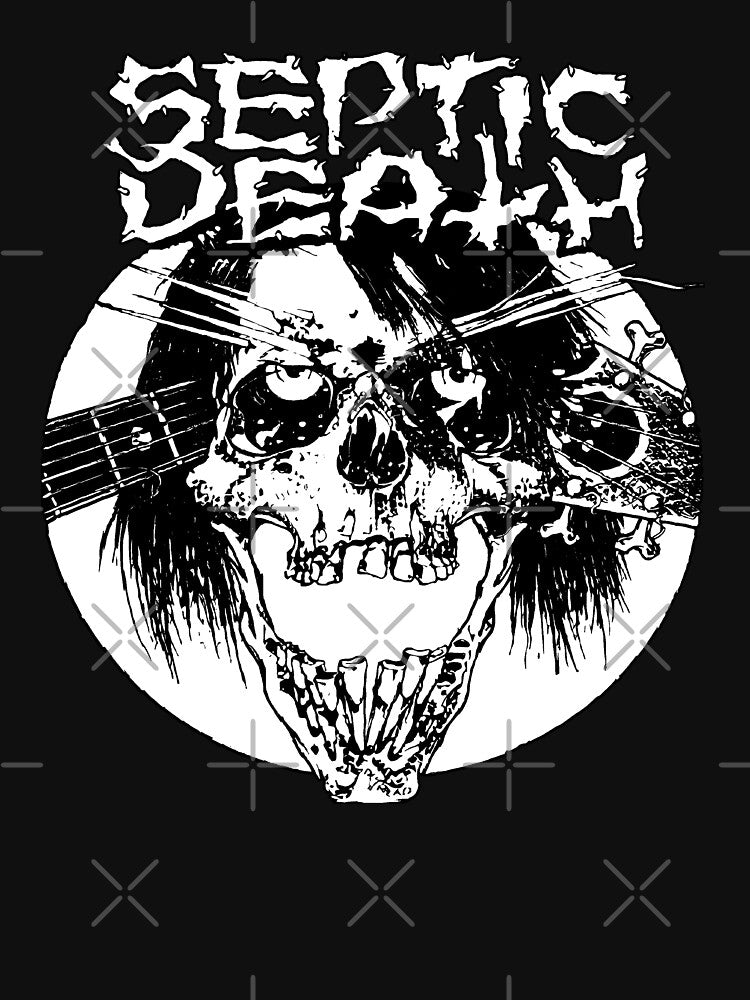 Pushead Septic Death Skull Screeching Deafness Shirt