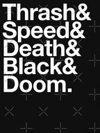 Heavy Metal List Shirt