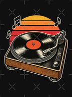 Vintage Turntable Analog Music Design For Vinyl Collectors And Music Shirt