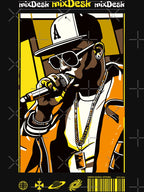 MixDesk Graffiti Art Yellow Streetwear Rapper Shirt