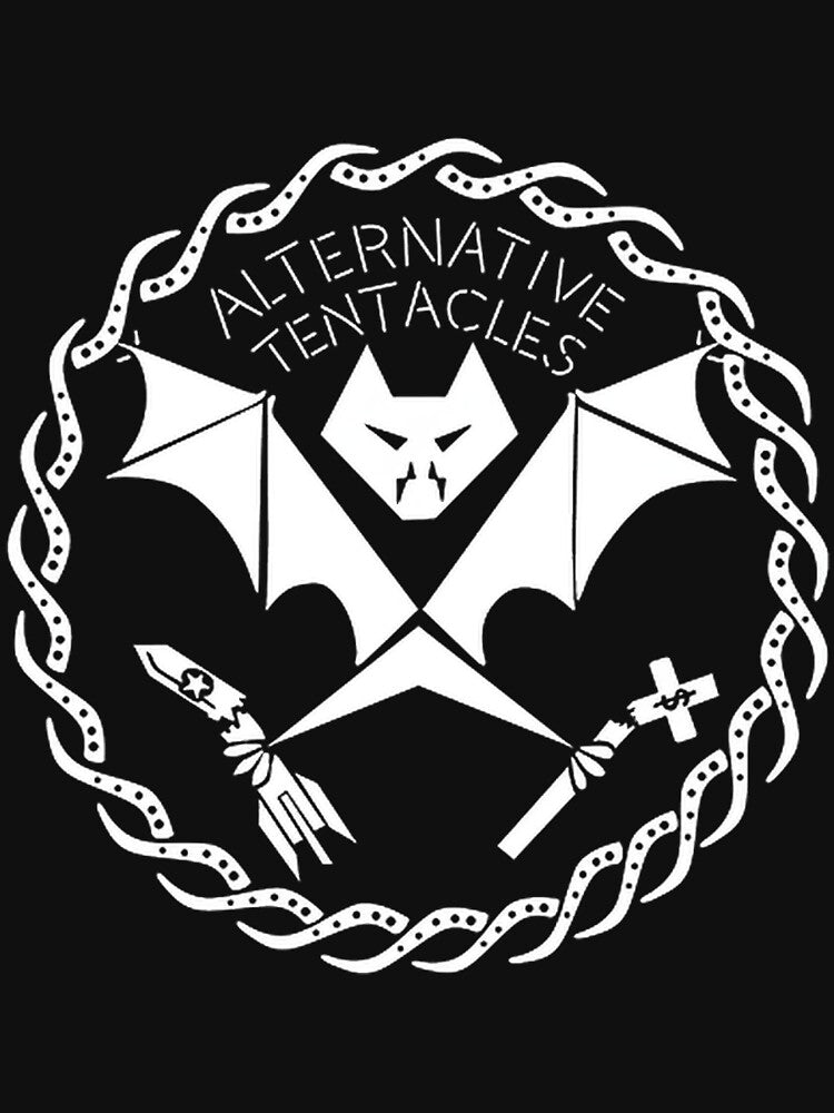 Alternative Tentacles Inspired Punk Rock Band Logo Graphic Shirt