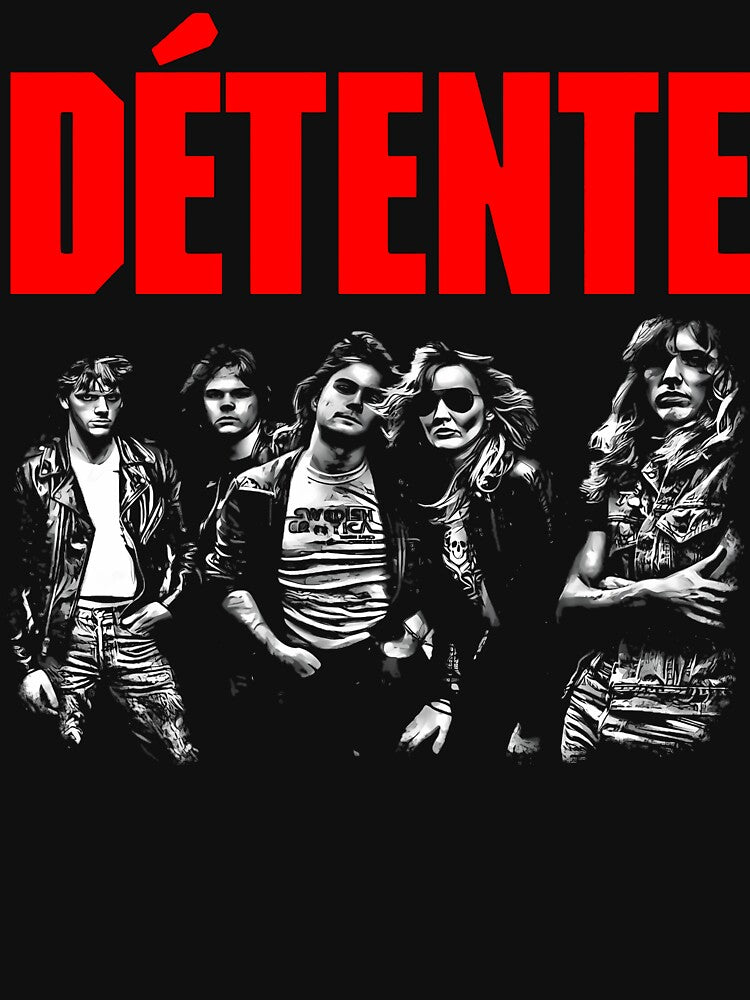 Band Group Portrait In Leather Jackets Shirt
