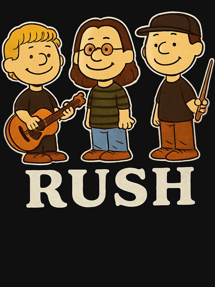 Rush X Peanuts - Geddy Lee Lifeson-Peart Rush Rush Tour 2026 Shirt
