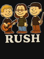Rush X Peanuts - Geddy Lee Lifeson-Peart Rush Rush Tour 2026 Shirt