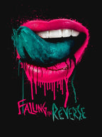 Pink Lipstick Falling In Reverse The Rest And Lovers - Falling In Shirt