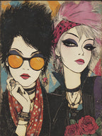 Iconic Glam Rock Fashion Aesthetic Shirt