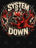 Red Hand System Of Down Emblem Shirt