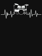 Drums Heartbeat Drummer Lover Drummers Shirt