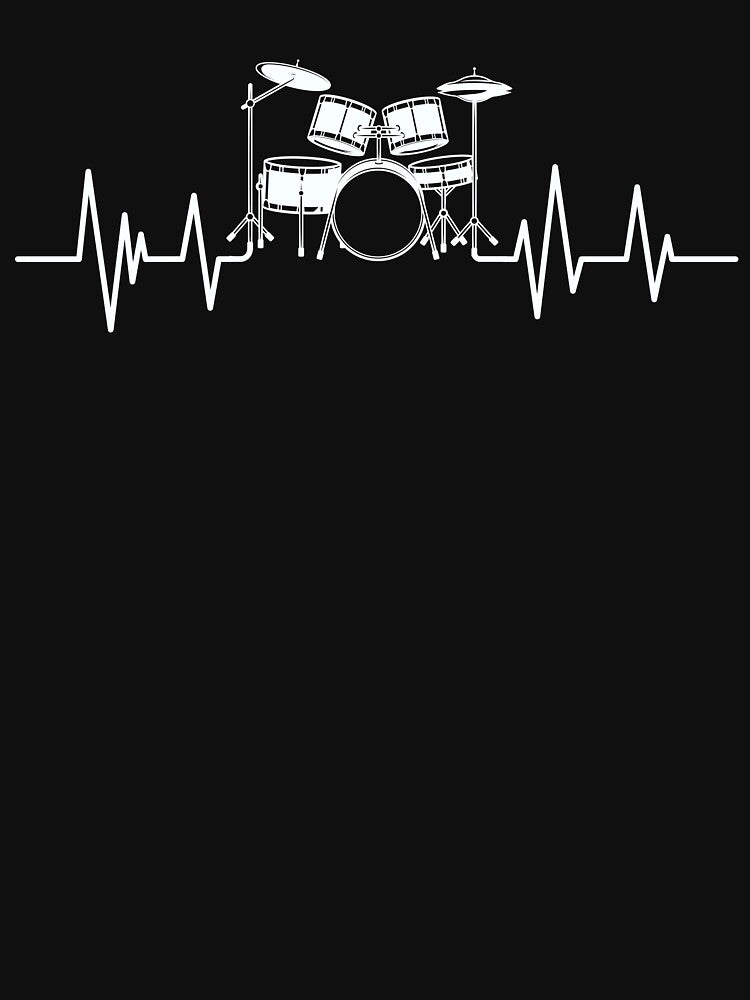Drums Heartbeat Drummer Lover Drummers Shirt